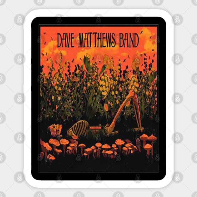 Vintage dave mattews band art Sticker by NOICE PODCAST